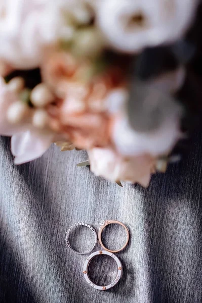 Wedding rings. Wedding accessories. Decor. High quality photo