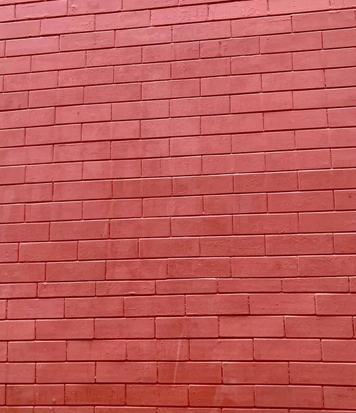 Стена Красного Кирпича Фона Текстуры — стоковое фото