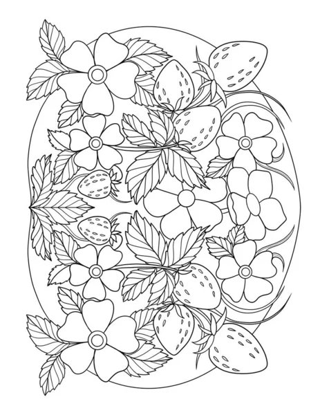 Illustration Vacker Blomsterkrans — Stockfoto