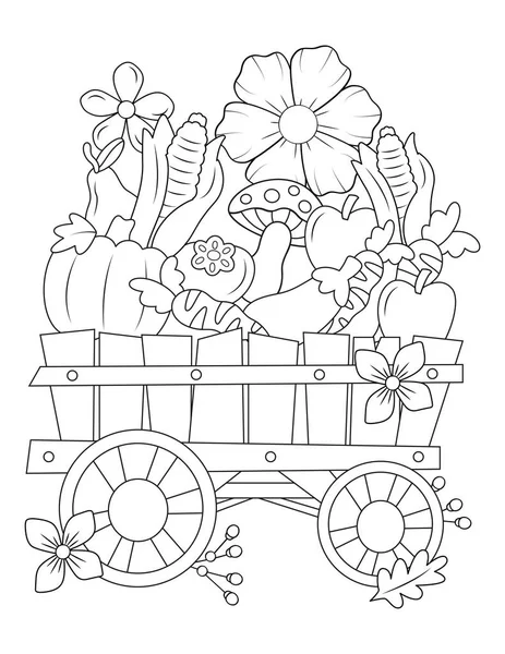 Illustratie Van Een Prachtige Bloemenkrans — Stockfoto