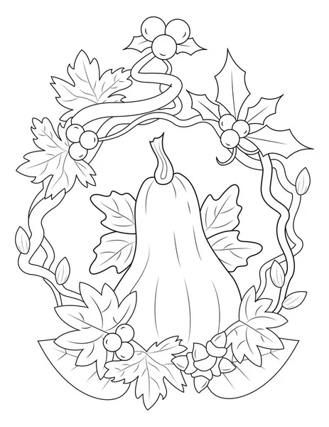 Ilustrace Krásného Květinového Věnce — Stock fotografie