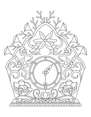 El çizimi ve illüstrasyon ile soyut desen