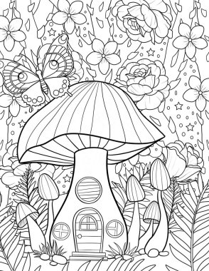 Şirin bir çizgi film kuşunun vektör çizimi