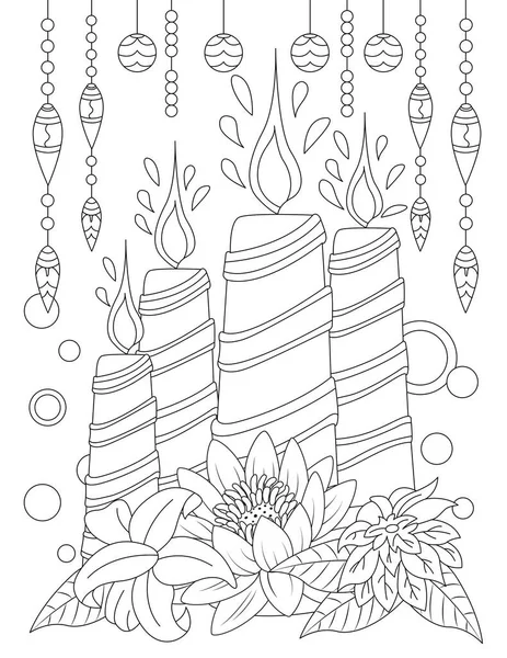 Handritad Doodle Skiss Påskägg Med Blommor Svart Och Vit Teckning — Stockfoto