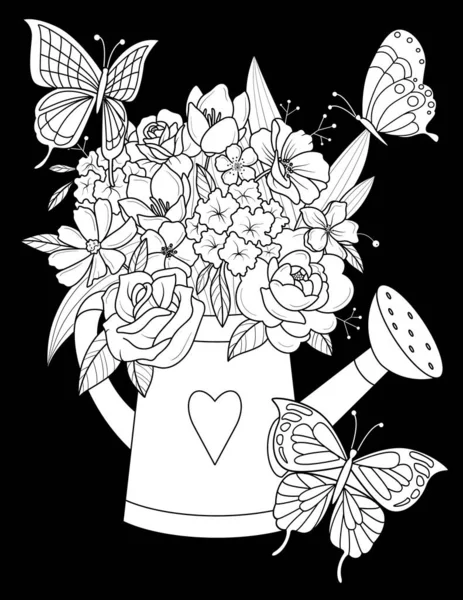 Ilustracja Pięknego Kwiatowego Tła — Zdjęcie stockowe