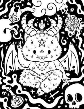  Aslan taçlı bir kafatası tasviri