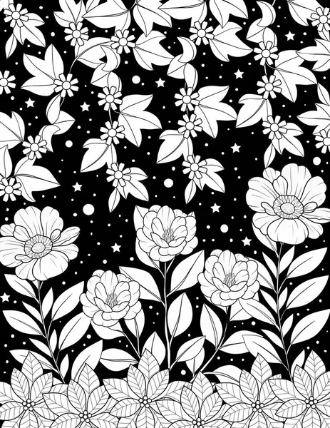 Illustration Summer Flowers — Stock Photo, Image