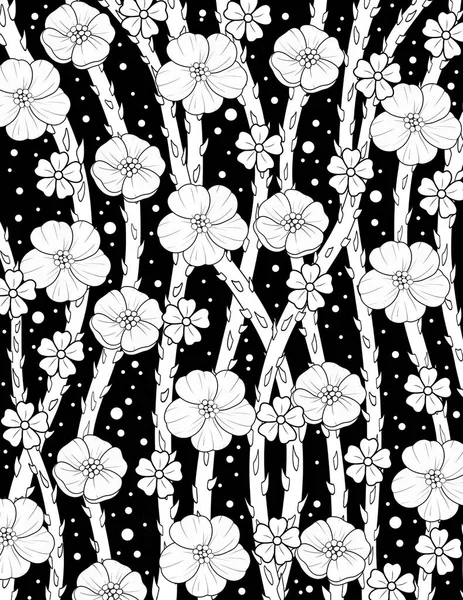 Ilustração Flores Verão — Fotografia de Stock