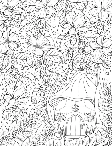 Illustration Beautiful Floral Pattern — Stock Photo, Image