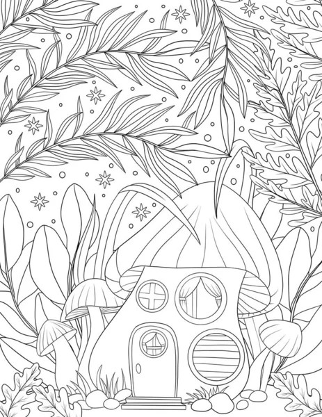 Иллюстрация Фона Оформления Моря Надпись Года Деревьев Стоковая Картинка