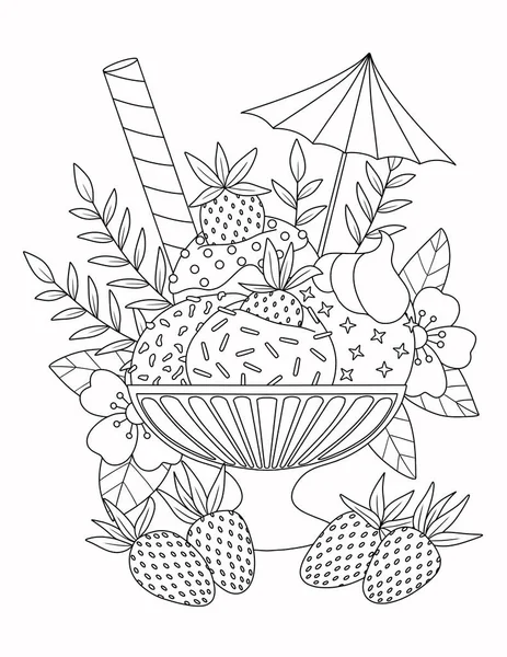 Fruits Berries Pineapple Illustration Design Royalty Free Stock Photos
