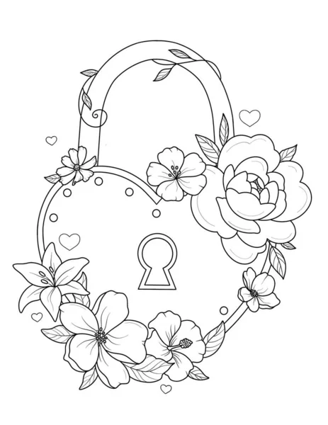 Line Drawing Heart Illustration Royalty Free Stock Photos