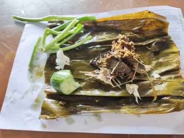 Karawang, Endonezya, 5 Ekim 2022: balık ve sebze atığı