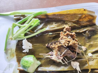 Karawang, Endonezya, 5 Ekim 2022: balık ve sebze atığı