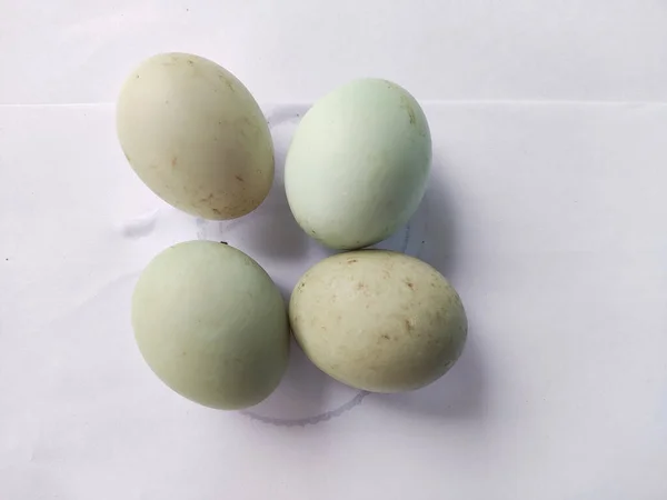 Караванг Индонезия Октября 2022 Года Утиные Яйца Которые Подобраны Белой — стоковое фото