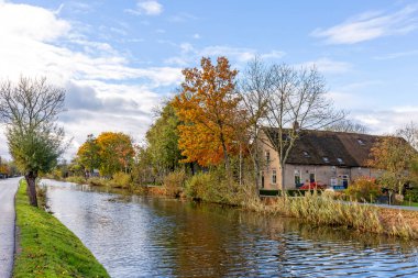 Alblasserwaard polder manzarası