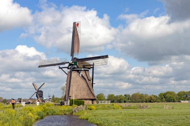 Alblasserwaard polder manzarası