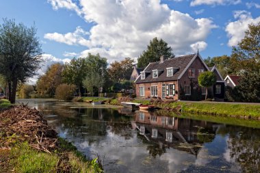Alblasserwaard polder manzarası