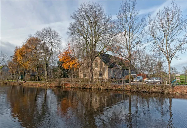 Het Alblasserwaard Polder Landschap — стокове фото