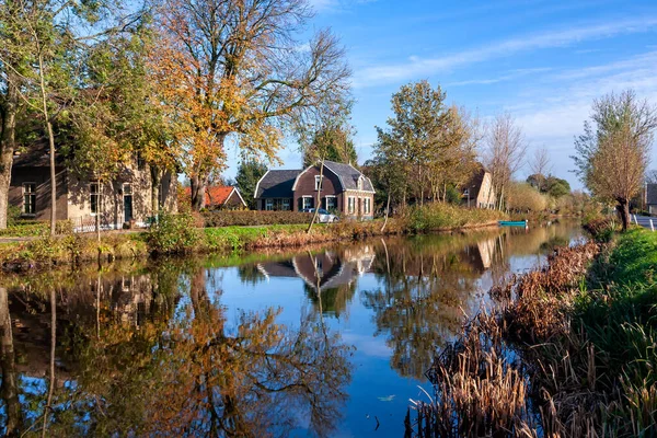Het Alblasserwaard polder manzara