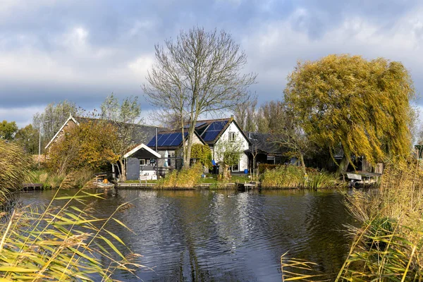 Het Alblasserwaard Polder Landschap — Foto Stock