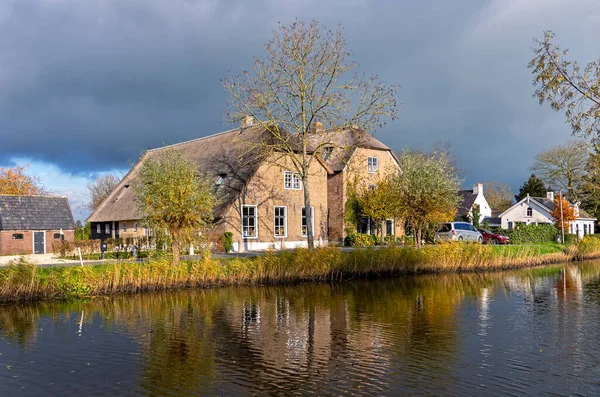 Het Alblasserwaard polder manzara
