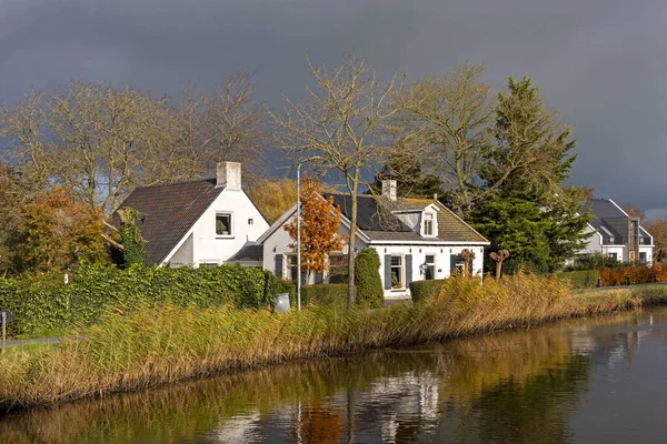 Het Alblasserwaard Polder Tájkép — Stock Fotó