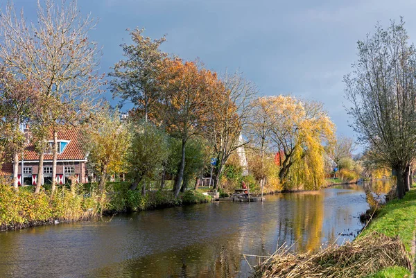 Het Alblasserwaard Polder Landschap — ストック写真