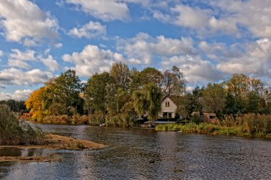 Het Alblasserwaard polder manzara