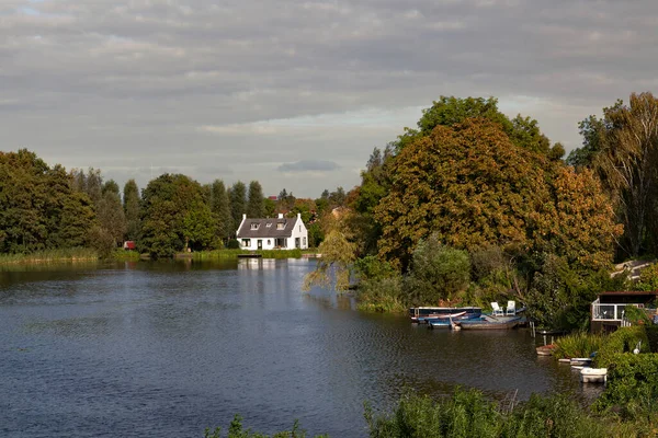 Het Alblasserwaard polder manzara