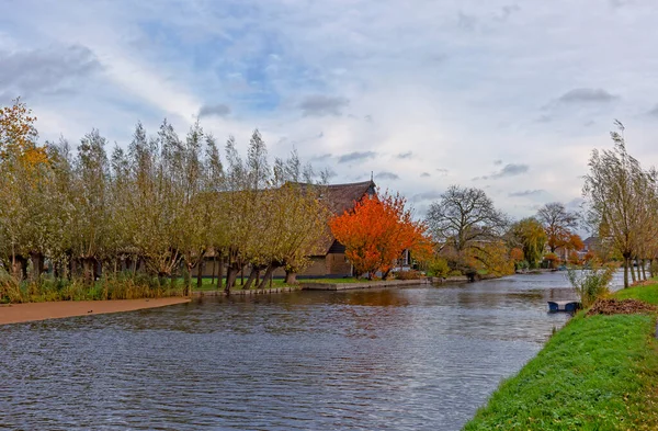 Het Alblasserwaard polder manzara
