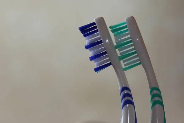 Toothbrush Isolated Nylon Bristles Plastic Hand — Stock Photo, Image