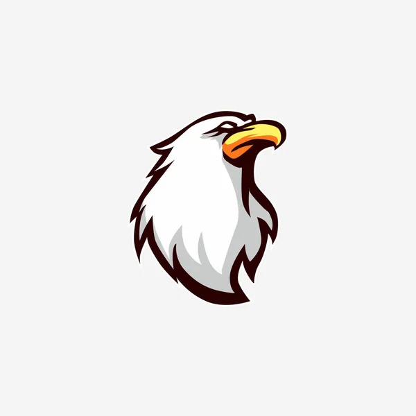 Εικονογράφηση Διάνυσμα Πρότυπο Λογότυπο Αετός — Διανυσματικό Αρχείο