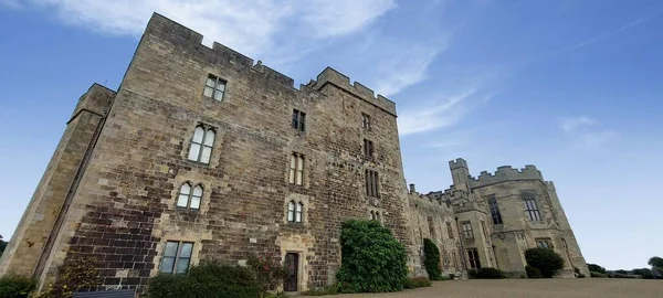 Back Raby Castle County Durham England — стокове фото