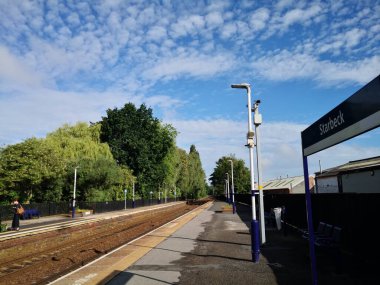 Starbeck Tren İstasyonu İngiltere 'yi Harrogate