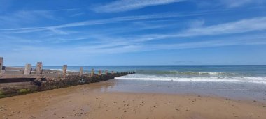Redcar plajı Teesside Kuzey İngiltere