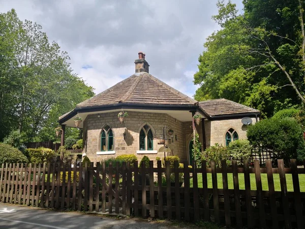 Prachtig Poortgebouw Bingley Yves Estate West Yorkshire — Stockfoto