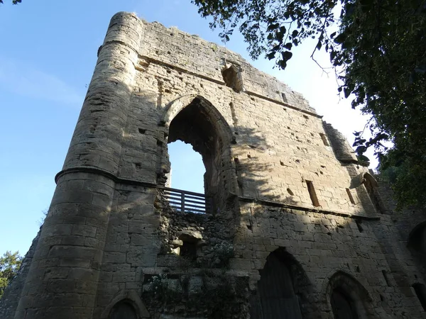 Ruína Castelo Knaresborough North Yorkshire Reino Unido — Fotografia de Stock