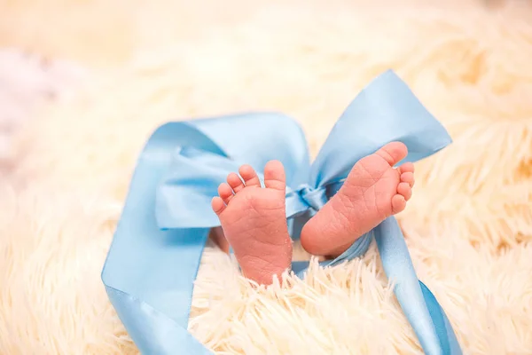 大蓝弓小脚 儿童节 产妇护理 新生儿 — 图库照片