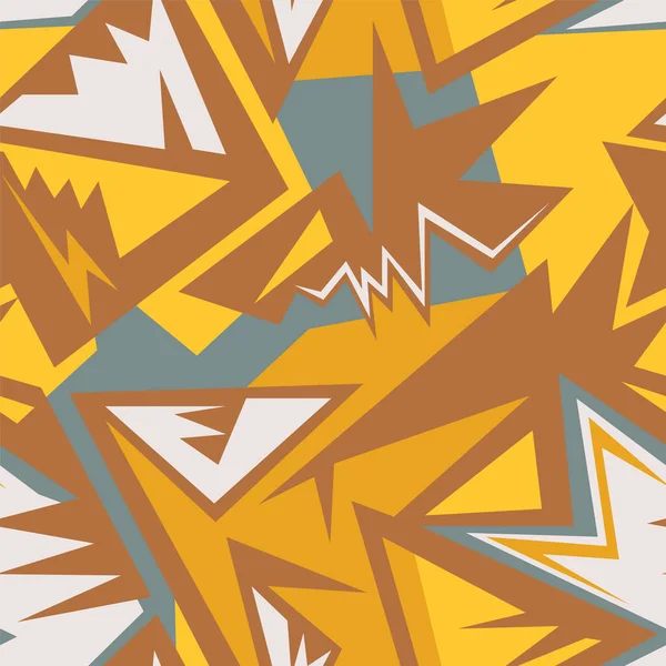 Modèle Urbain Abstrait Avec Des Éléments Géométriques Incurvés — Image vectorielle