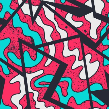  Sıra dışı desenli kusursuz soyut geometri çizimleri