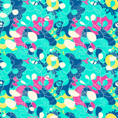  Dalganın dekoratif desenli, hayali, kusursuz sanat eserleri.