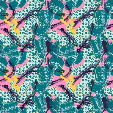  Soyut, pürüzsüz, grunge dalgası elementleriyle. Psikedelik sanat eserleri 