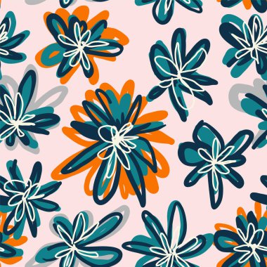  Çiçeklerle çizilmiş kusursuz el yazısı.