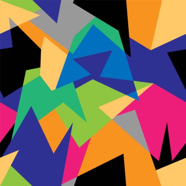  Eğri şekilli kusursuz geometri renk deseni