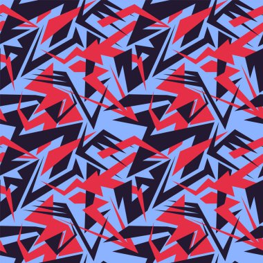  Üçgen geometri elemanları ile kusursuz soyut desen