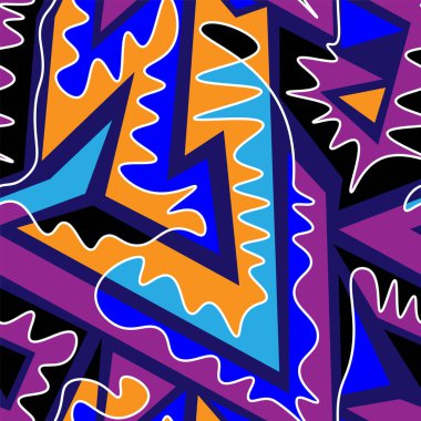  Kusursuz vektör soyut renk geometri deseni 