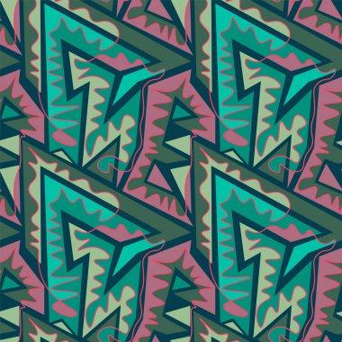  Kusursuz vektör soyut renk geometri deseni 