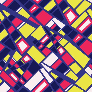  Mozaik sanat gibi kusursuz soyut geometri kalıpları