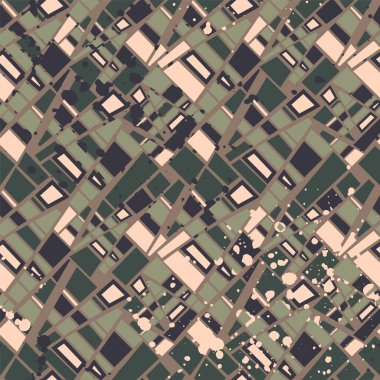  Mozaik sanat gibi kusursuz soyut geometri kalıpları